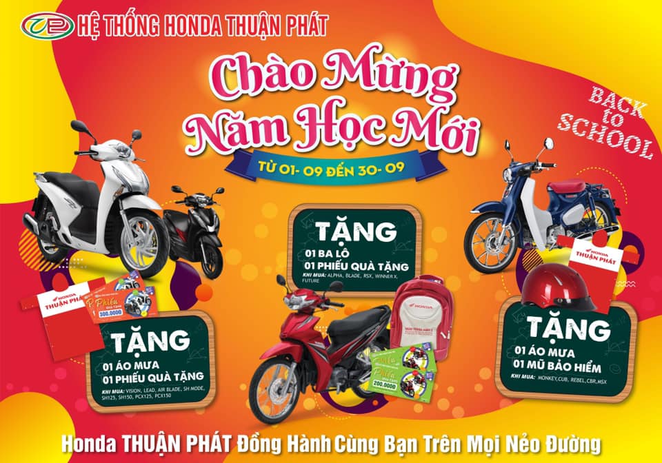 CHƯƠNG TRÌNH KHUYẾN MÃI THÁNG 9: CHÀO MỪNG NĂM HỌC MỚI