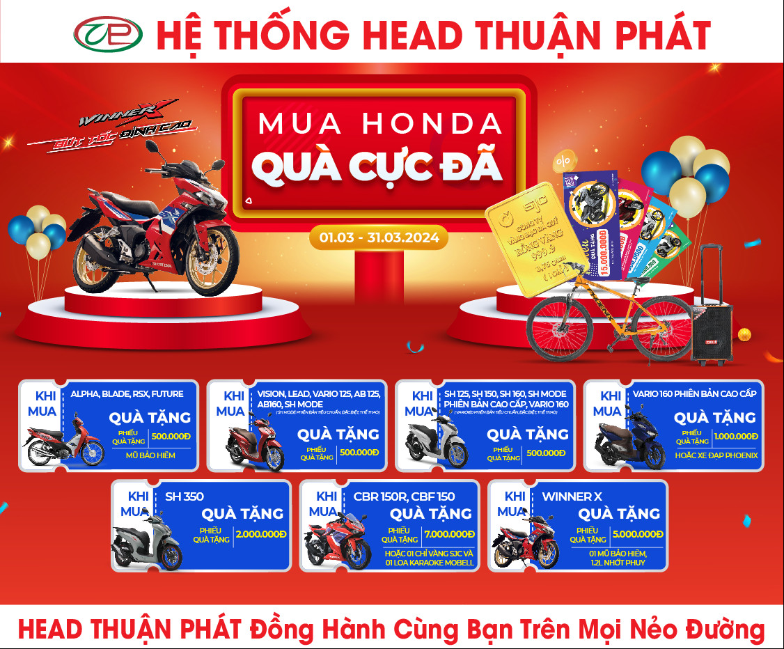 MUA HONDA-QUÀ CỰC ĐÃ