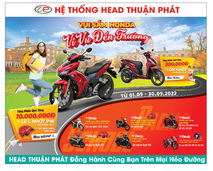 VUI SẮM HONDA - VI VU ĐẾN TRƯỜNG